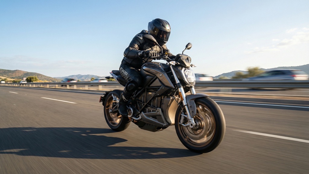 Electric Naked Bike Acceleration Test