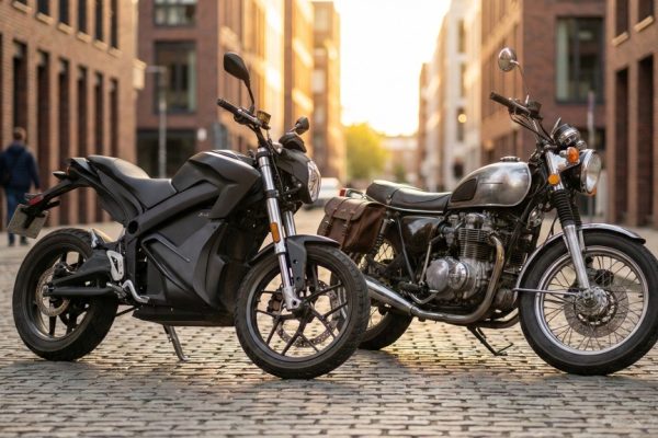 Electric vs Gas Motorcycle Side-by-Side Comparison
