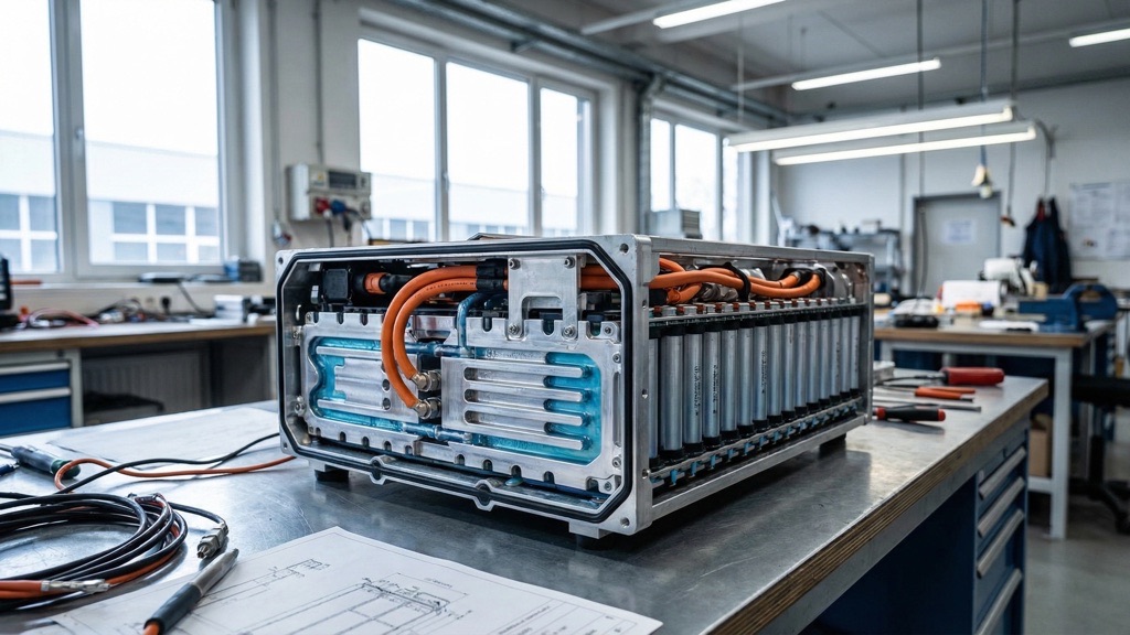 Liquid-Cooled EV Battery System