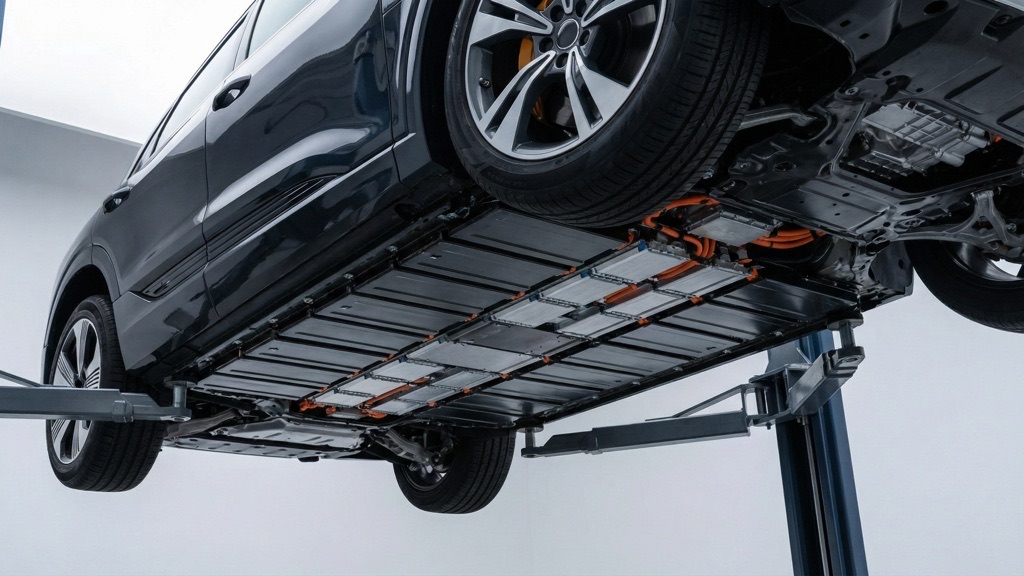 EV Battery Pack Integrated Into Floor