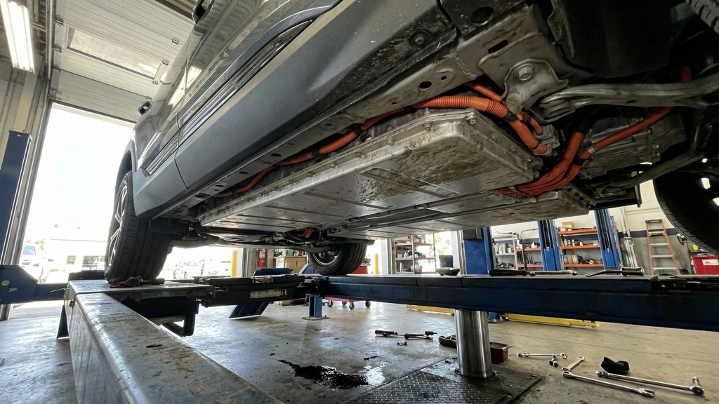 EV Battery Pack Underbody View