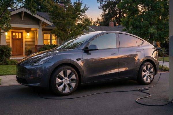 EV Plugged In at Home Level 2 Charger