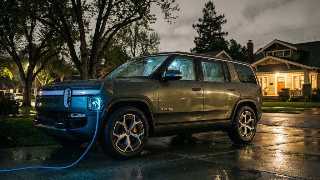 EV Charging at Night