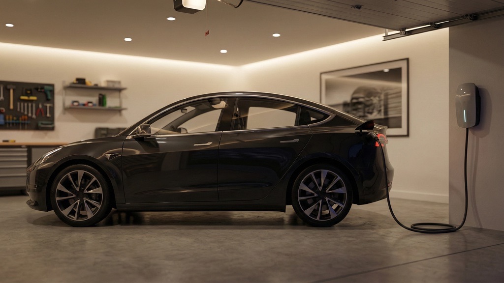 ev-plugged-in-overnight-garage