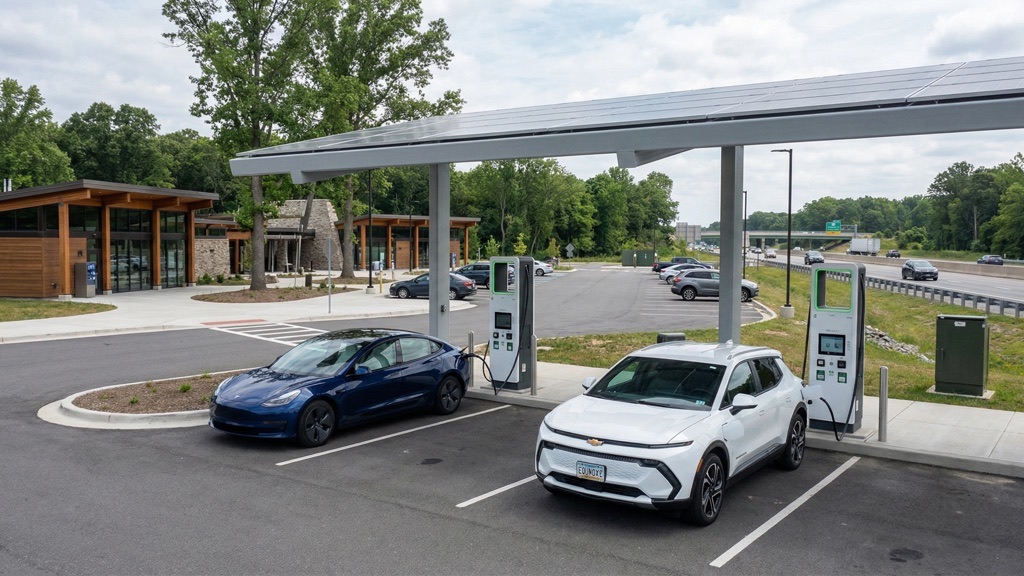 EV Fast Charging During Road Trip
