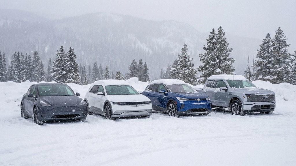 Electric SUVs Compared in Winter Conditions