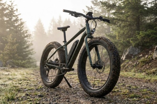 Modern Fat Tire E-Bike on Mixed Terrain