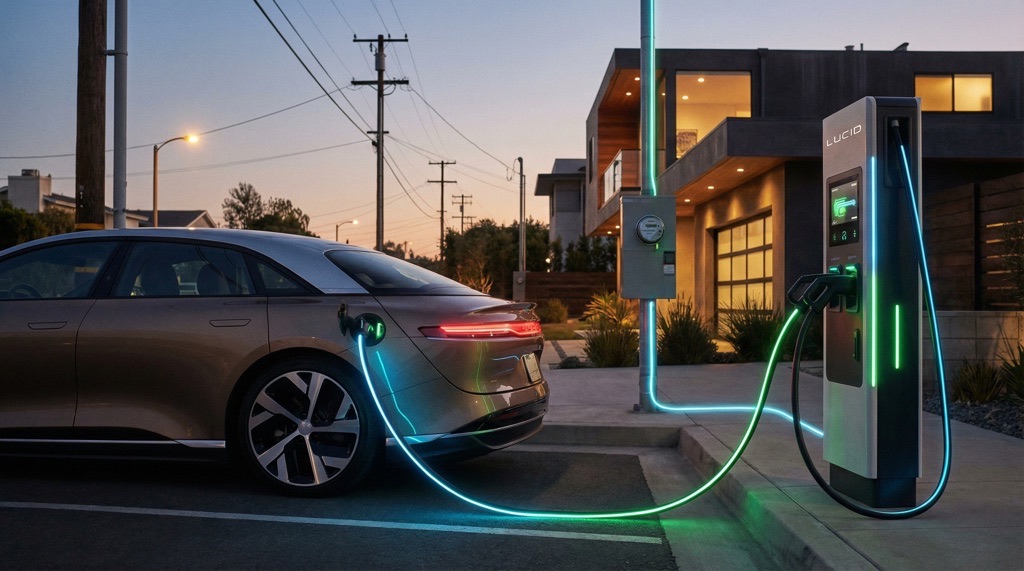 Vehicle-to-grid charging technology supporting power grid stability