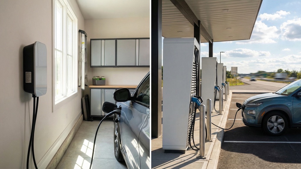 Charging vs Public Fast Charging Comparison