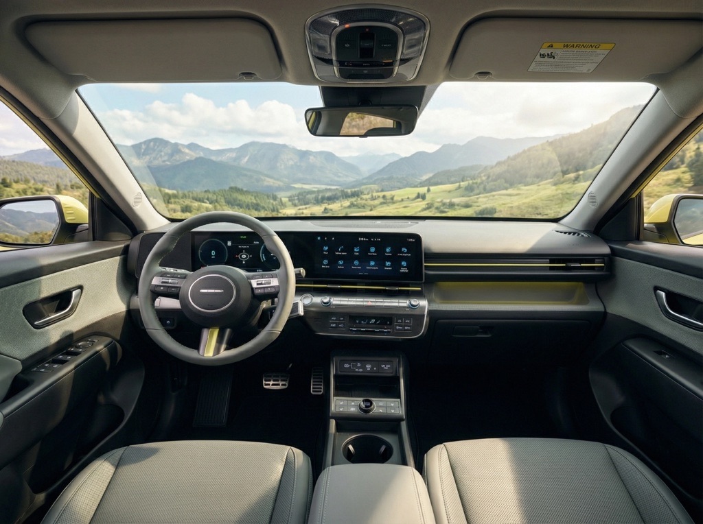 Hyundai Kona Electric Interior 2026