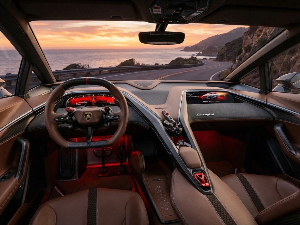 Lamborghini Cancels Lanzador EV Interior