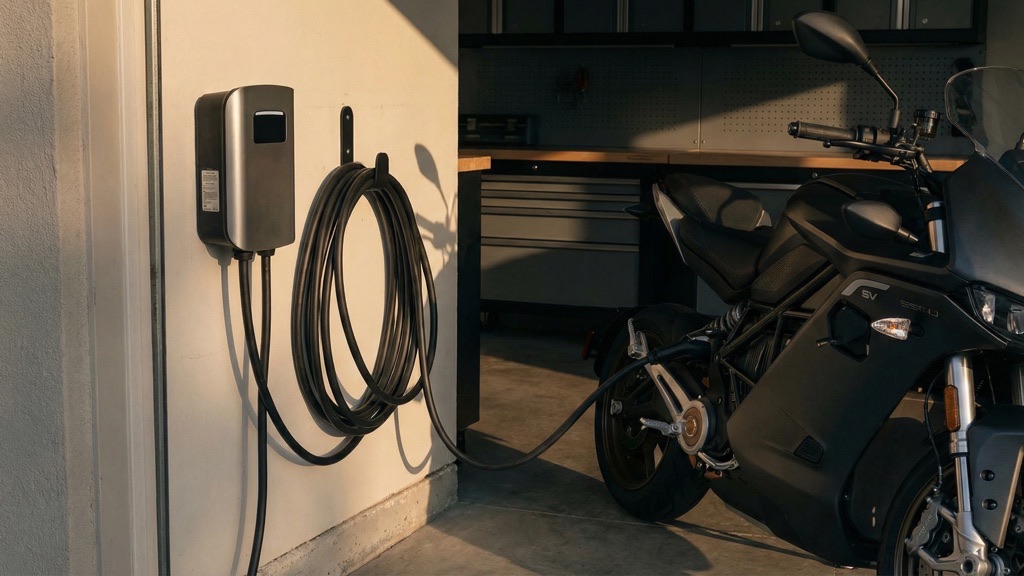Electric Motorcycle Charging: Home vs Public (2026 Ultimate Rider Guide) 5 Level 2 Home Charger Installation for Electric Motorcycle