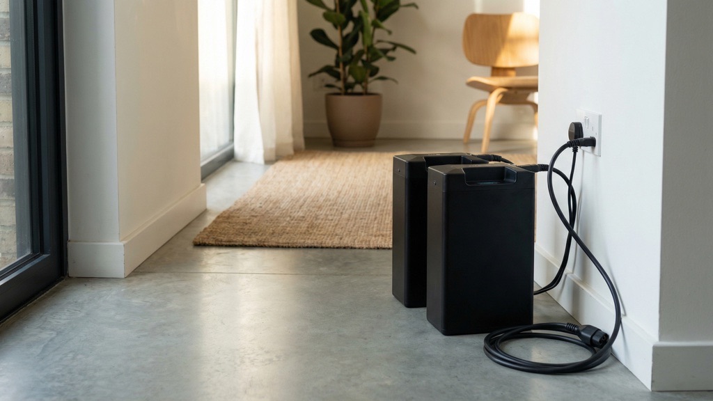 Maeving RM1 Review (2024): The Calm Urban Upgrade — Smart Switch or Stylish Mistake? 6 Maeving RM1 removable batteries charging at home