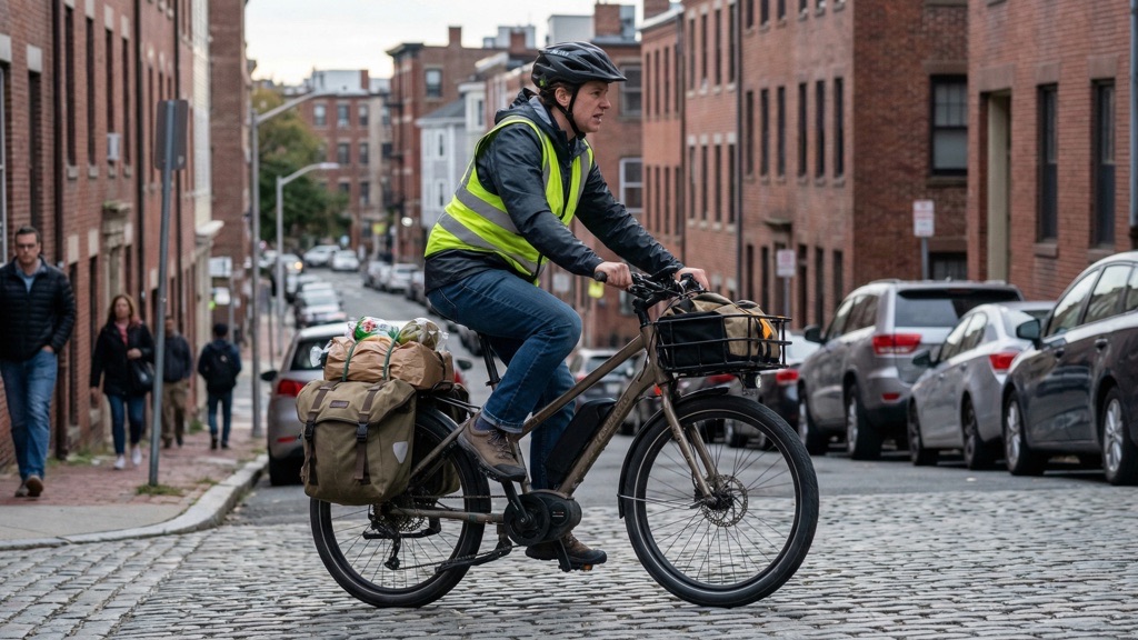 Electric Bike Buying Guide 2026 Hub vs Mid-Drive E-Bike Motors (Authority Guide) 10 Mid-Drive E-Bike Carrying Cargo Uphill