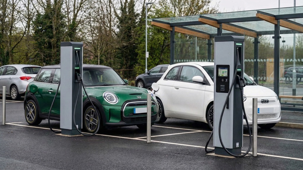 Mini Cooper Electric and Fiat 500e Fast Charging