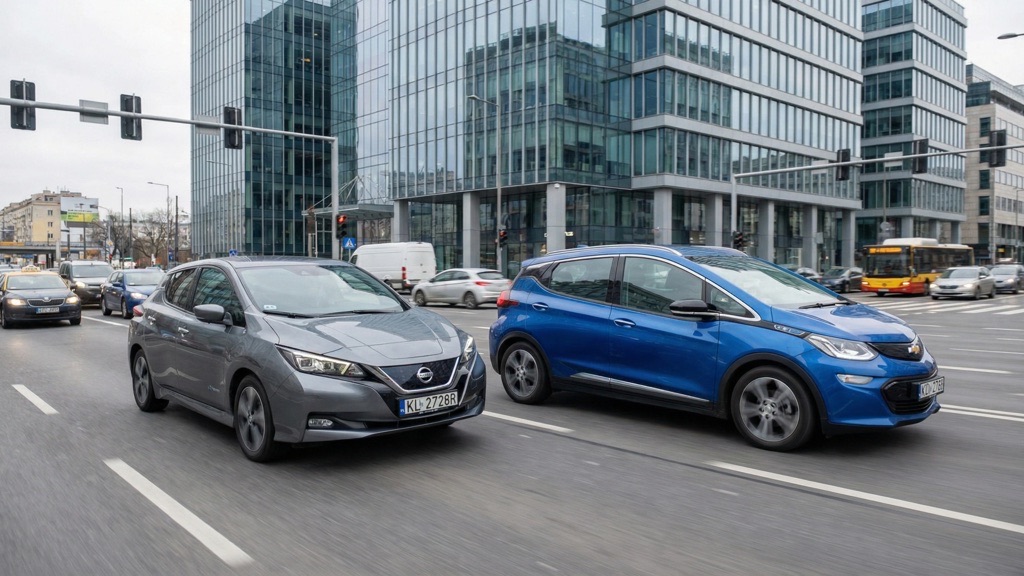 Leaf and Bolt in Urban Driving Conditions