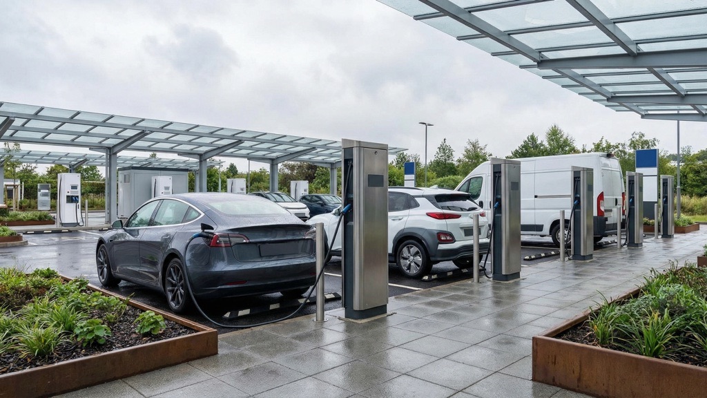 Public DC Fast Charging Station