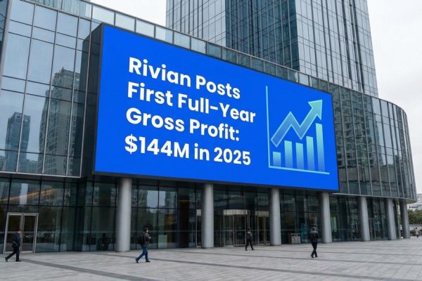 Rivian Posts First Full-Year Gross Profit: $144M in 2025
