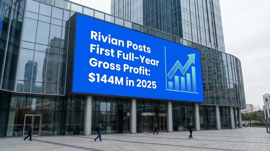 Rivian Posts First Full-Year Gross Profit: $144M in 2025