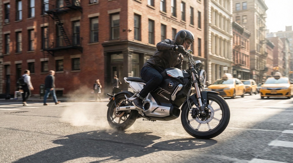 Super Soco TC Max Review (2026): Real-World Range, Charging & Verdict 6 Super Soco TC Max urban riding experience