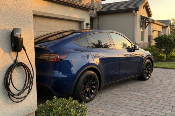 Tesla Charging at Home with Wall Connector