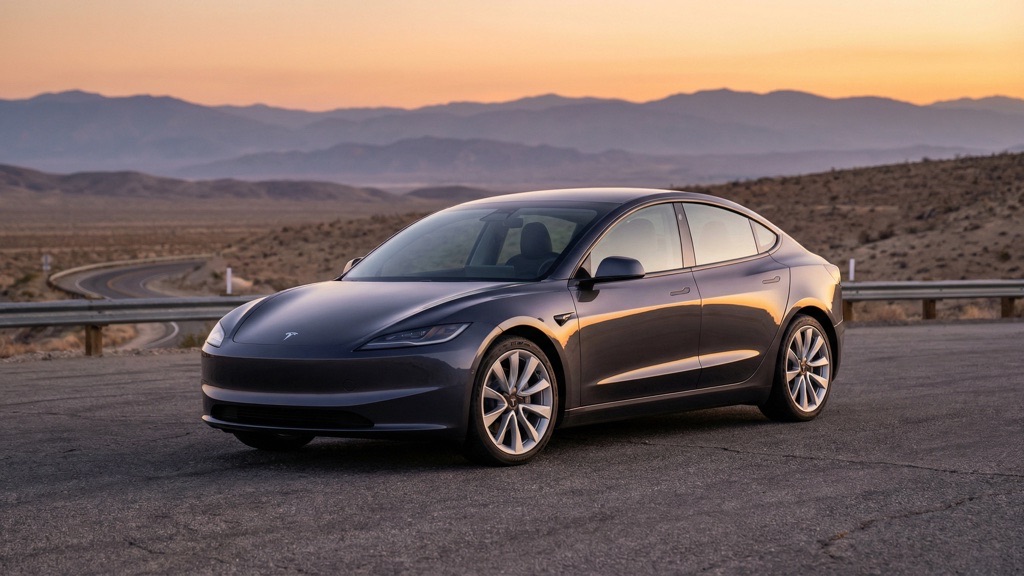 2026 Tesla Model 3 Long Range on Highway