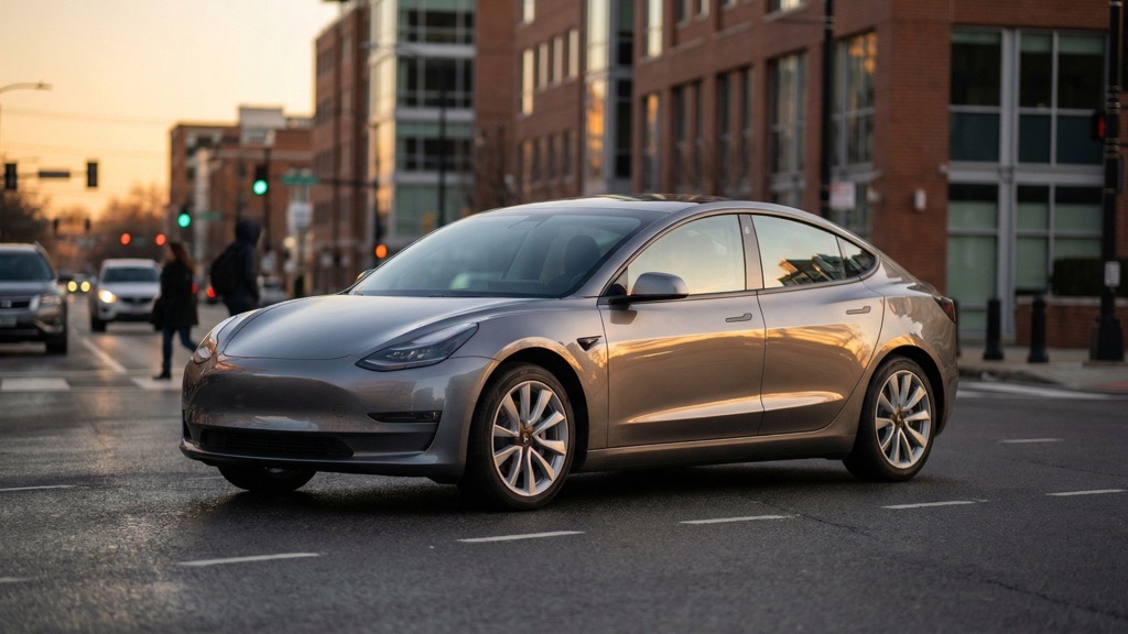 Tesla Model 3 RWD in urban commute