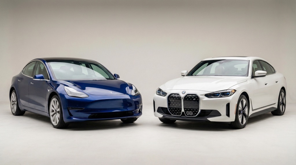 Tesla Model 3 vs BMW i4 comparison 2026