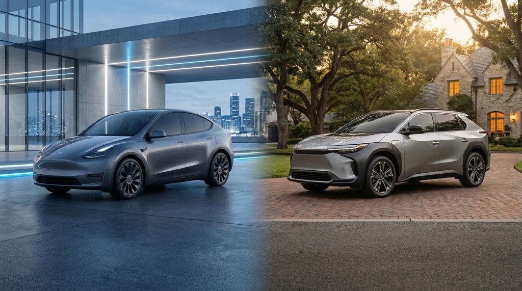 TESLA MODEL Y vs TOYOTA bZ4X