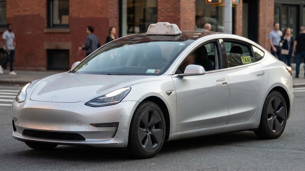 High-mileage Tesla vehicle demonstrating long-term battery durability beyond 300000 kilometers