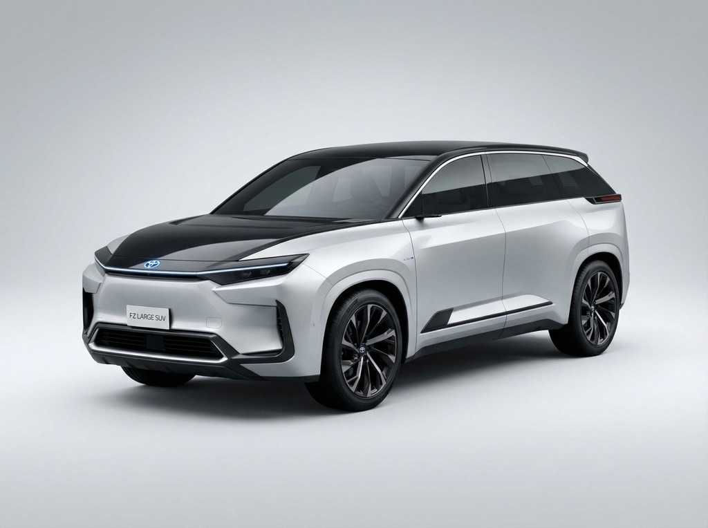 Toyota three-row electric SUV