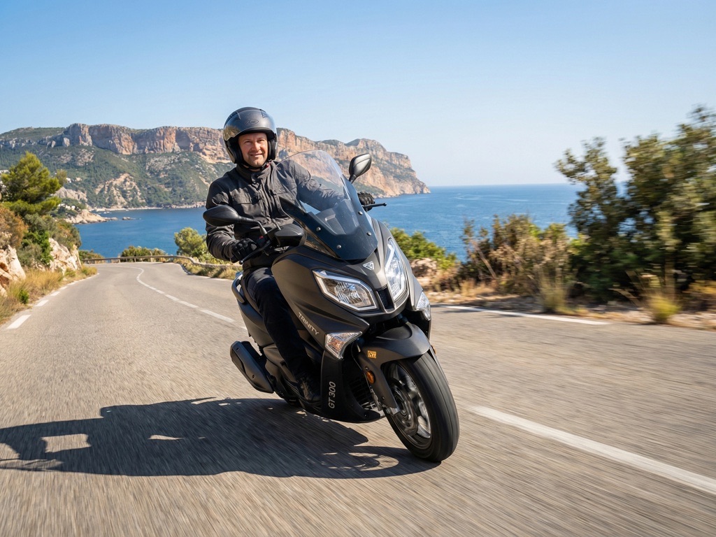 Trinity Jupiter GT: 300 km Range and 120 km/h Speed Make German Maxi-Scooter a Highway Contender 6 Trinity Jupiter GT