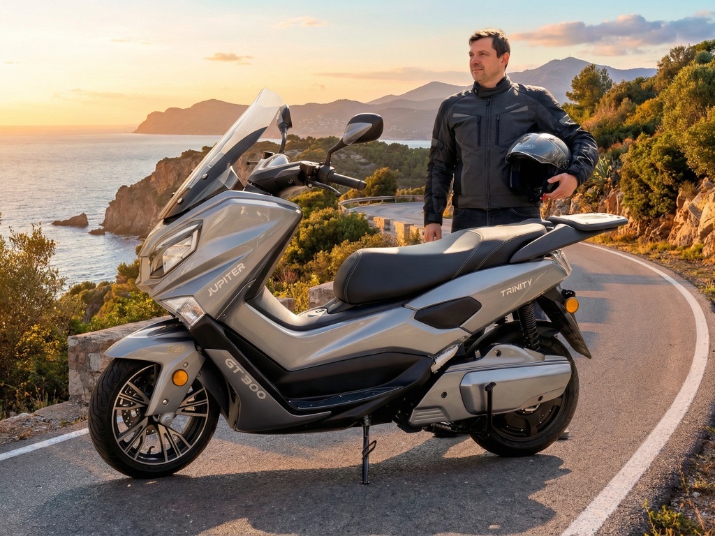 Trinity Jupiter GT: 300 km Range and 120 km/h Speed Make German Maxi-Scooter a Highway Contender 5 Trinity Jupiter GT