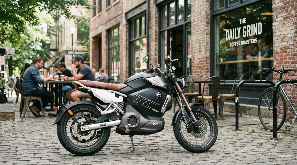 Best Electric Motorcycles 2026: Real-World Range, True Costs & Final Verdict 7 Super Soco TC Max electric motorcycle for budget commuting