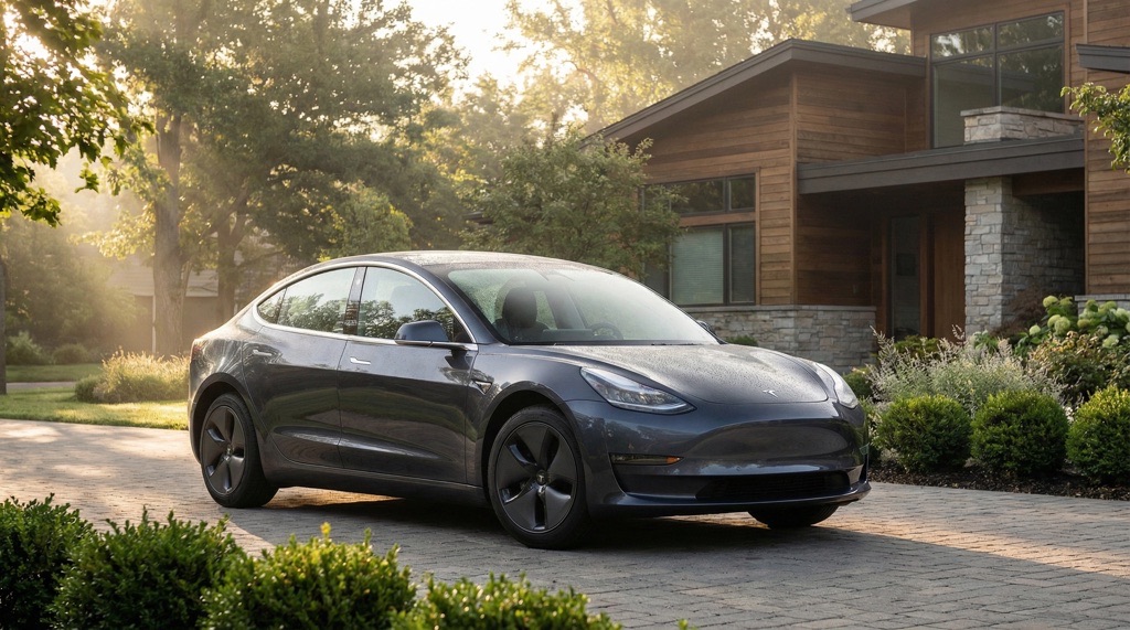 Used Tesla electric vehicle in the USA illustrating reliability and ownership costs in 2026