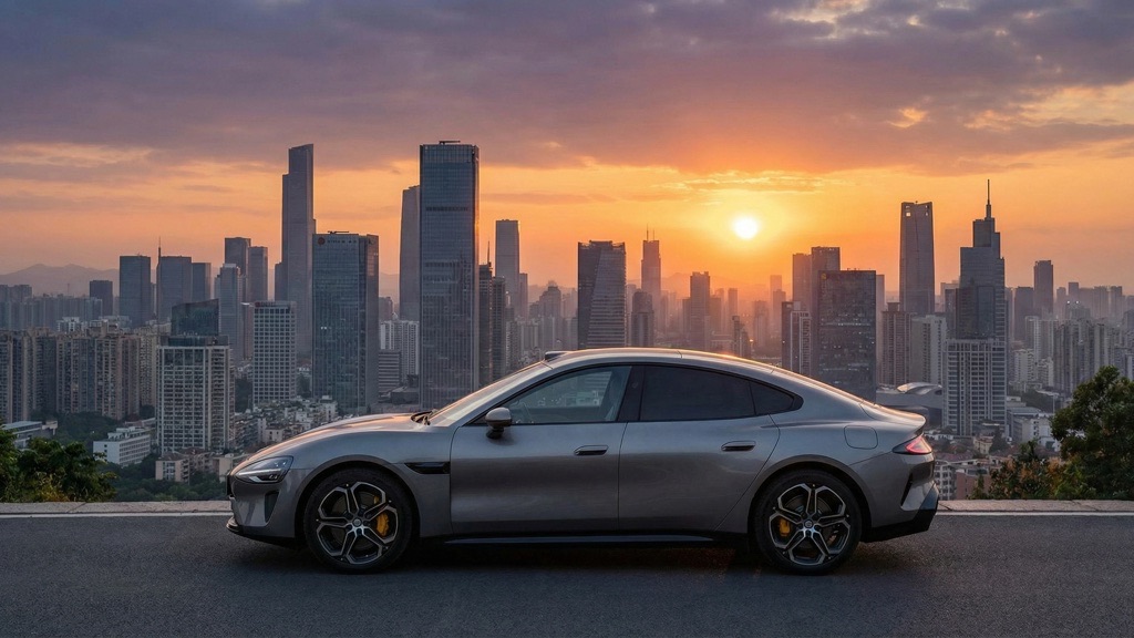 Xiaomi SU7 electric sedan at sunset symbolizing final verdict in 2026 review