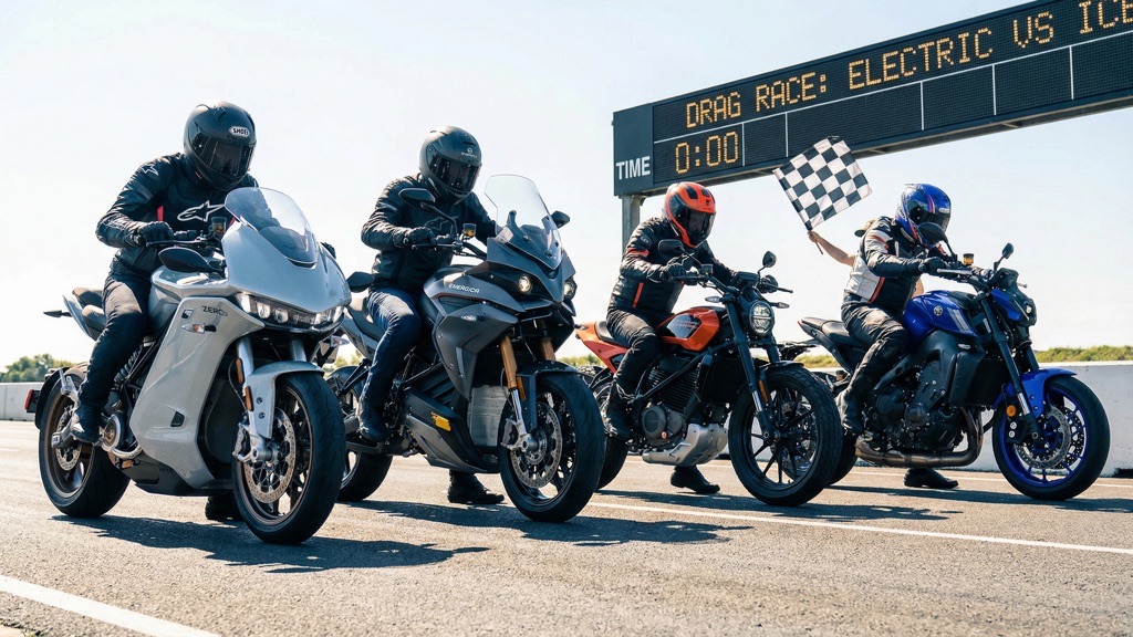 Electric Motorcycle Comparison Lineup
