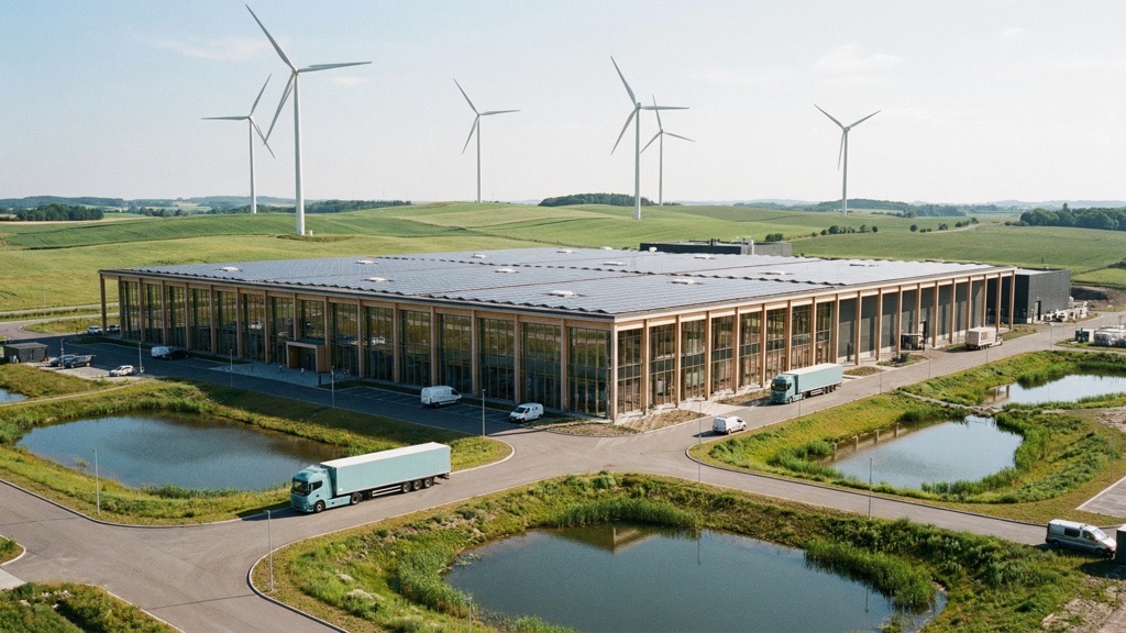 Renewable Energy Integrated Gigafactory