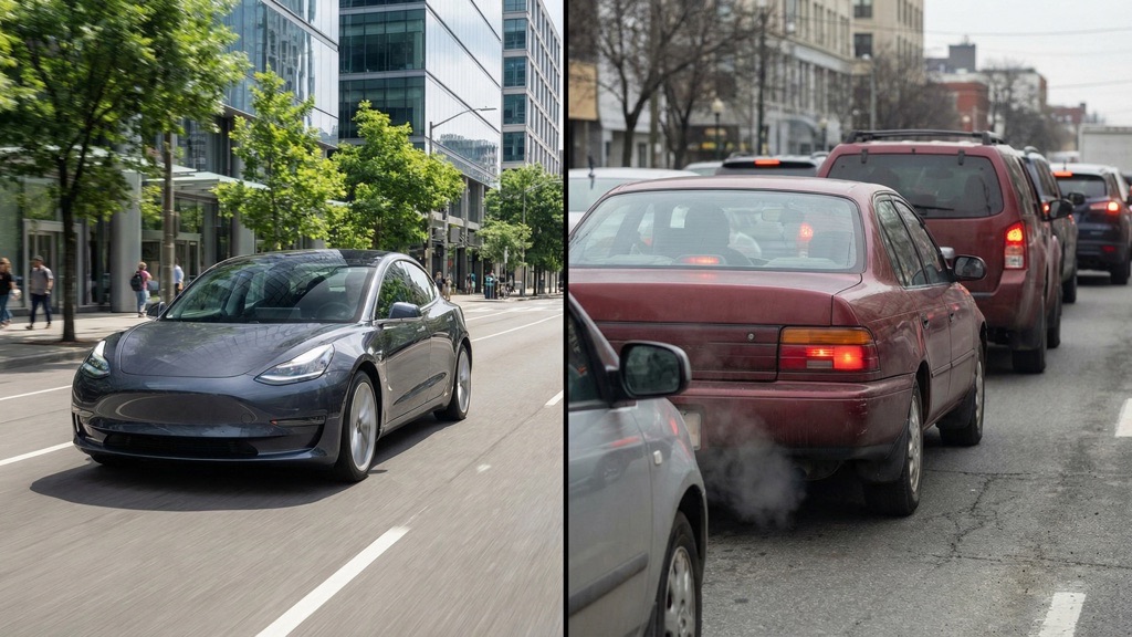 EV vs Gasoline Emissions Comparison