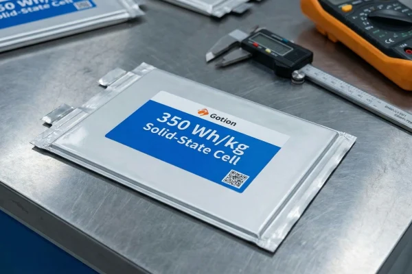 Gotion 350 Wh:kg Solid-State Battery Cell