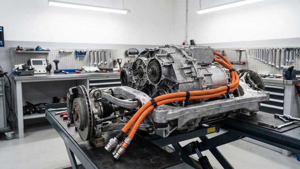 Porsche Taycan 800V Architecture and Two-Speed Transmission