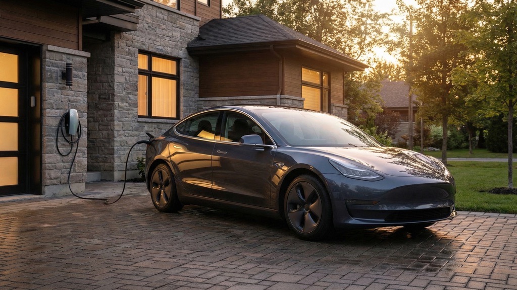 Tesla Charging at Home