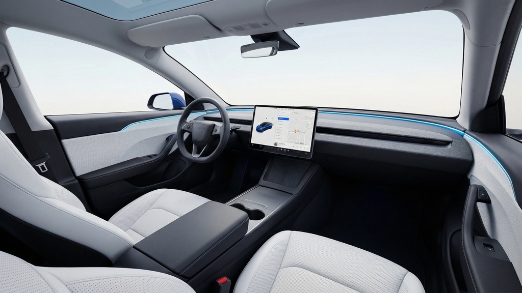 Tesla Model 3 Highland Interior Refinement