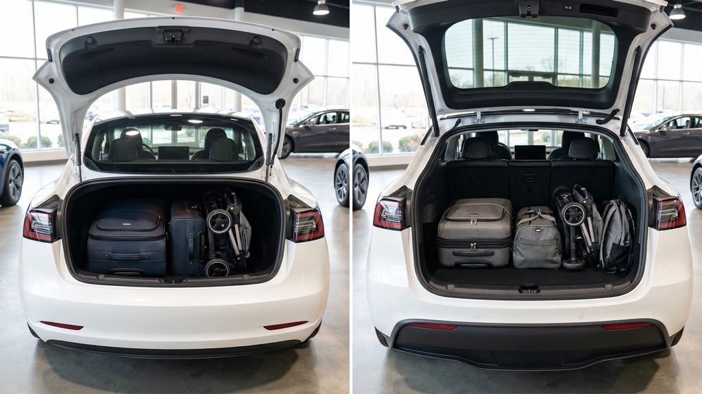 Model 3 vs Model Y Cargo Space Comparison
