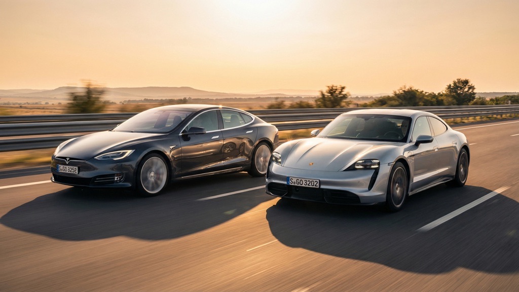 Model S vs Taycan Executive EV Comparison