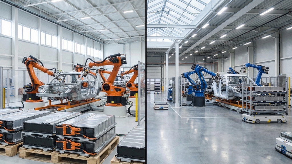 Tesla vs BYD Manufacturing Scale