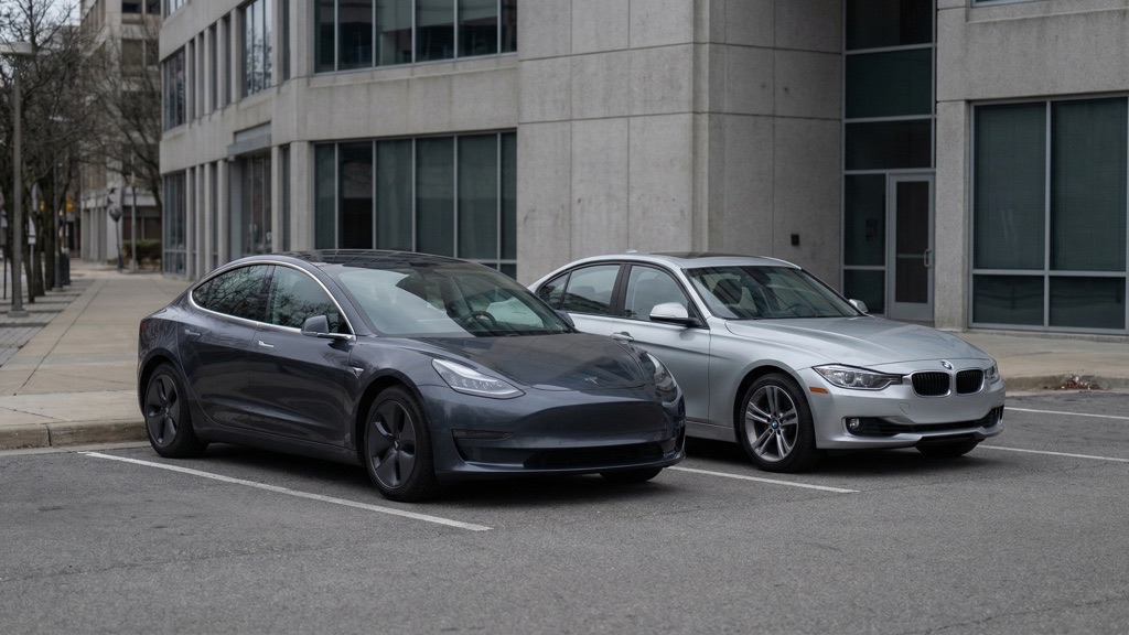 Tesla vs Gasoline Sedan Comparison